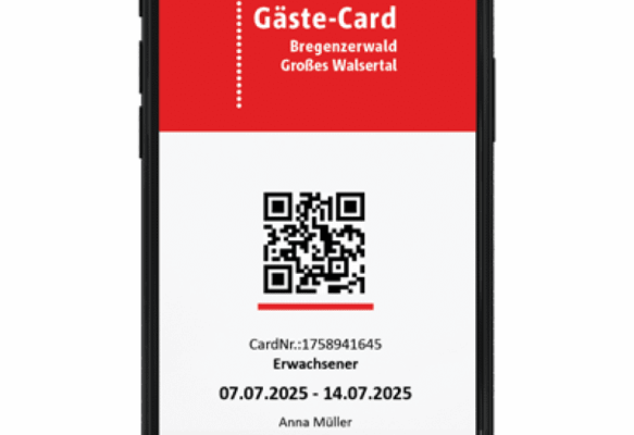 Ab 3 Nächten die Gratis Gäste-Card nützen und Geld sparen!
